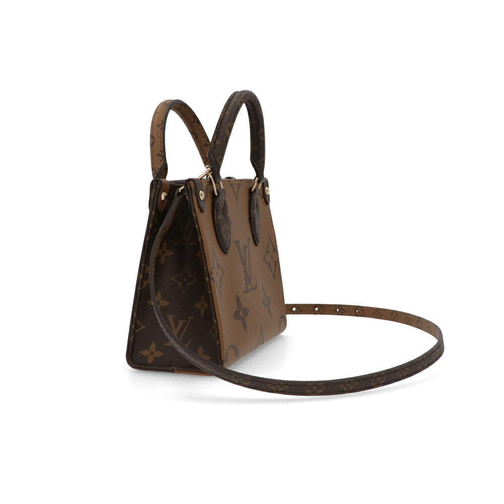 【中古/新品同様】LOUIS VUITTON ルイ ヴィトン レディース バッグ ショルダーバッグ オンザゴーBB ブラウン系 モノグラムキャンバス ICチップあり モノグラム M46839