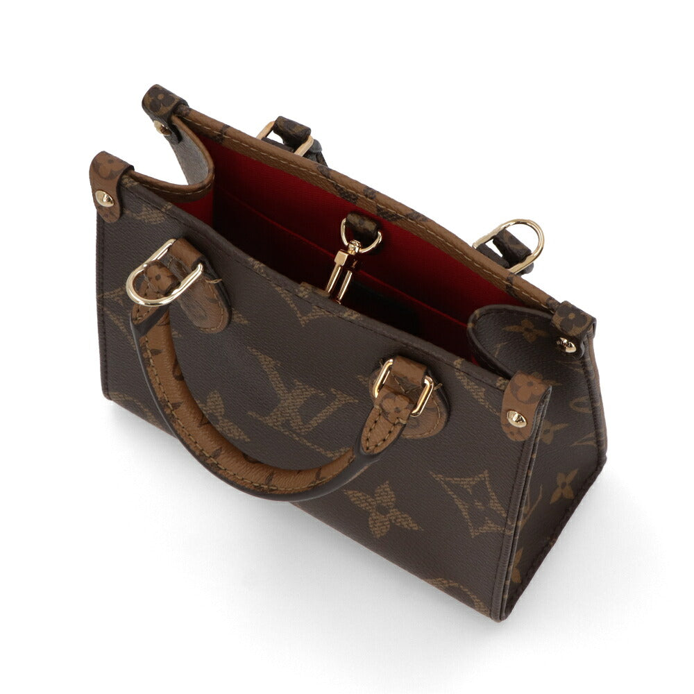 【中古/新品同様】LOUIS VUITTON ルイ ヴィトン レディース バッグ ショルダーバッグ オンザゴーBB ブラウン系 モノグラムキャンバス ICチップあり モノグラム M46839