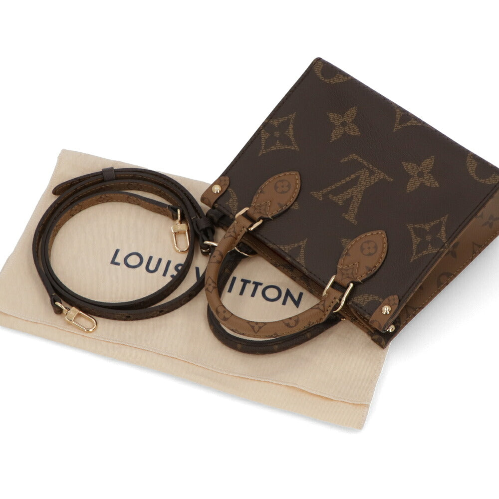 【中古/新品同様】LOUIS VUITTON ルイ ヴィトン レディース バッグ ショルダーバッグ オンザゴーBB ブラウン系 モノグラムキャンバス ICチップあり モノグラム M46839