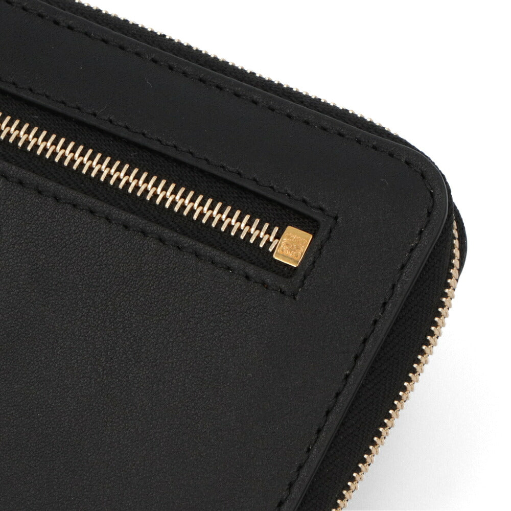 LOEWE ロエベ レディース 財布 二つ折り財布 ライトグリーン×ブラック ブラック×オレンジ バイカラー ミニ財布 ロゴ 小銭入れ付き CEM1CWZX01
