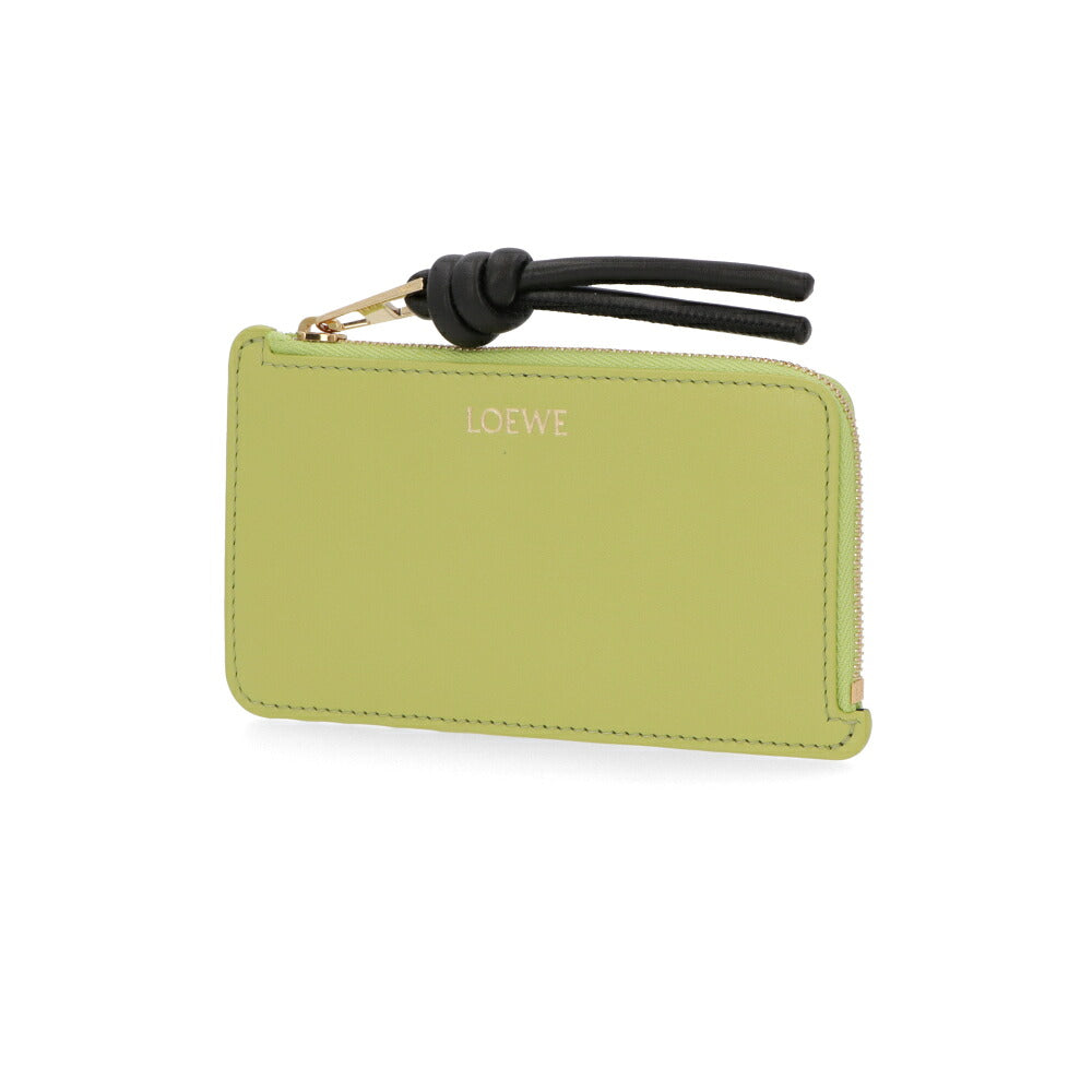 LOEWE ロエベ レディース 雑貨 カードケース ノット コインカードホルダー ライトグリーン パスケース コインケース ミニ財布 CEM1Z40X01