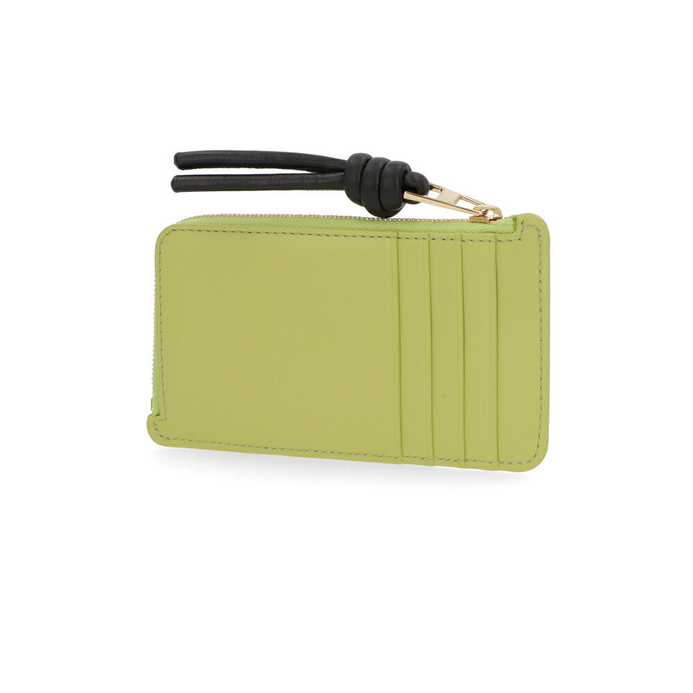 LOEWE ロエベ レディース 雑貨 カードケース ノット コインカードホルダー ライトグリーン パスケース コインケース ミニ財布 CEM1Z40X01