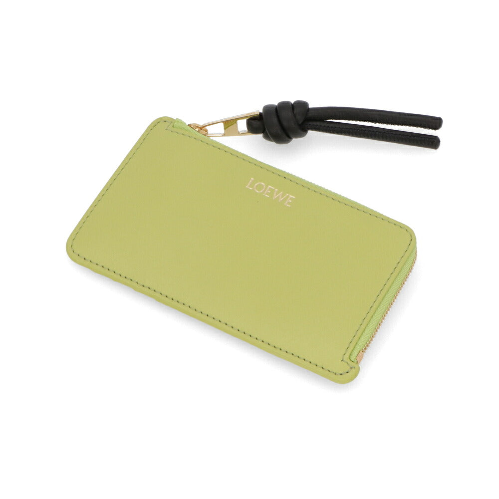 LOEWE ロエベ レディース 雑貨 カードケース ノット コインカードホルダー ライトグリーン パスケース コインケース ミニ財布 CEM1Z40X01