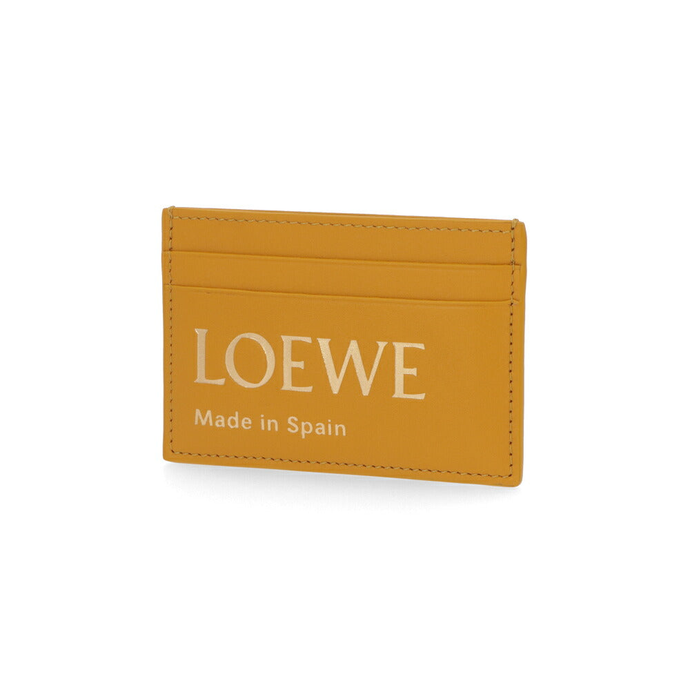 LOEWE ロエベ レディース 雑貨 カードケース EMBOSSED PLAIN イエロー系 定期入れ パスケース ロゴ CLE0322X01