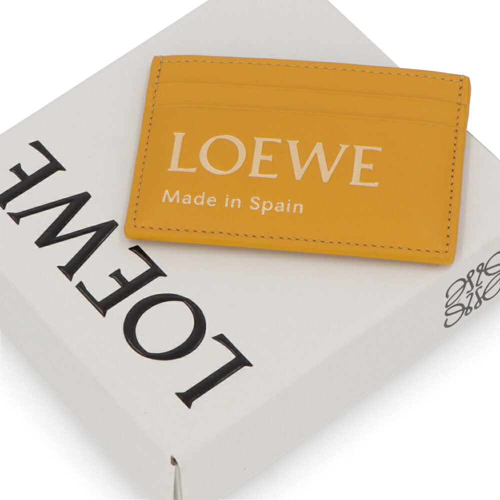 LOEWE ロエベ レディース 雑貨 カードケース EMBOSSED PLAIN イエロー系 定期入れ パスケース ロゴ CLE0322X01