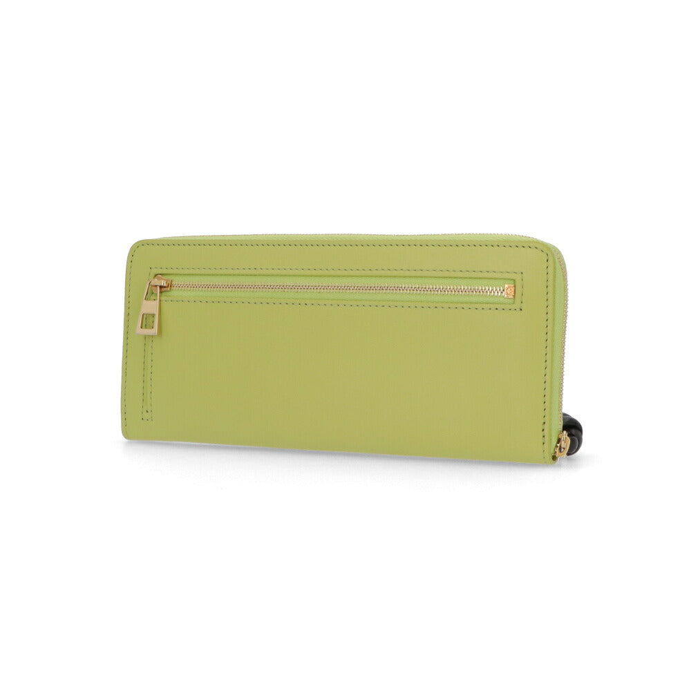 LOEWE ロエベ レディース 財布 長財布 ノット ジップアラウンド ウォレット ライトグリーン イエロー系 ラウンドファスナー長財布 ラウンドジップ CEM1G39X01