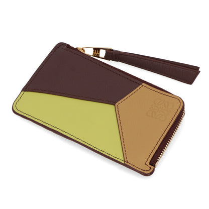 LOEWE コインケース パズル コインカードホルダー ブラウン系 パスケース フラグメントケース C510Z40X16