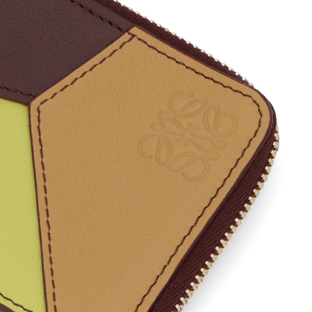 LOEWE コインケース パズル コインカードホルダー ブラウン系 パスケース フラグメントケース C510Z40X16