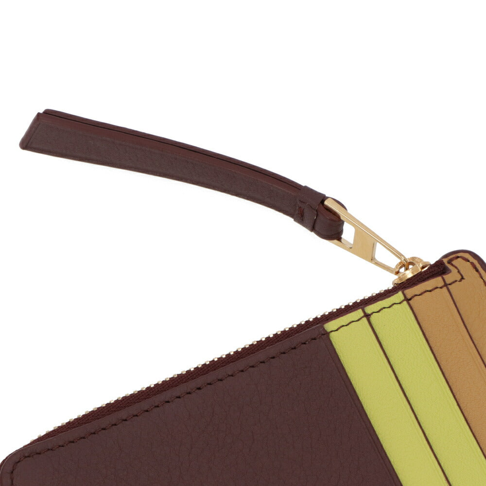 LOEWE コインケース パズル コインカードホルダー ブラウン系 パスケース フラグメントケース C510Z40X16