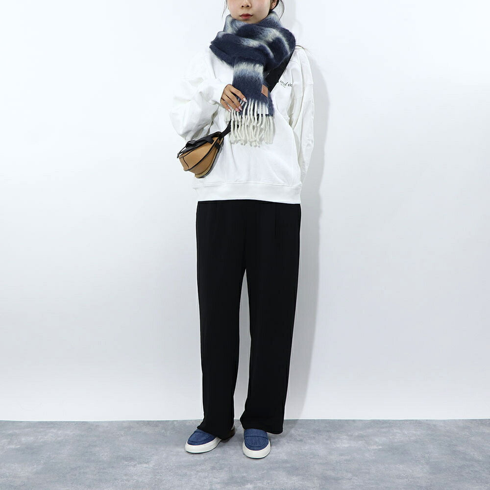 LOEWE マフラー ロゴ アナグラム フリンジ 3色