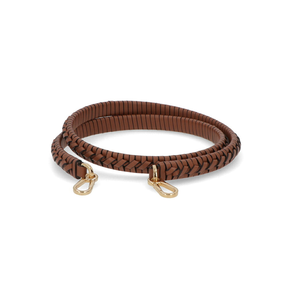 LOEWE ロエベ レディース バッグ ウーブン スパイラル ストラップ ブラック ブラウン カーフスキン カーフスキン ゴールド金具 C073S48X01