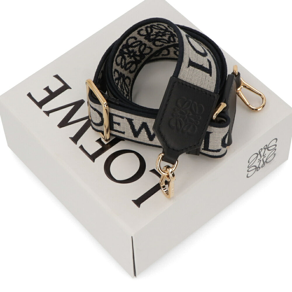 LOEWE ロエベ レディース バッグ アナグラム ショルダーストラップ ネイビー ロゴ アナグラム ゴールド金具 C073T87X01