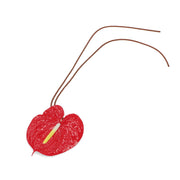 LOEWE ロエベ レディース 雑貨 ANTHURIUM CHARM レッド ポリウレタン バッグチャーム フラワー C621232XDT