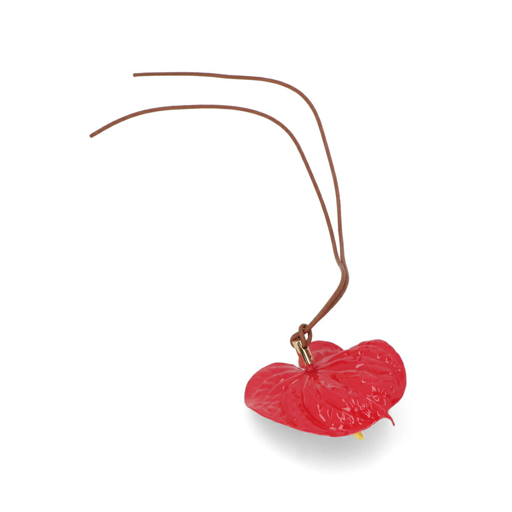 LOEWE ロエベ レディース 雑貨 ANTHURIUM CHARM レッド ポリウレタン バッグチャーム フラワー C621232XDT