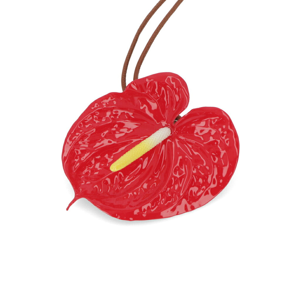 LOEWE ロエベ レディース 雑貨 ANTHURIUM CHARM レッド ポリウレタン バッグチャーム フラワー C621232XDT