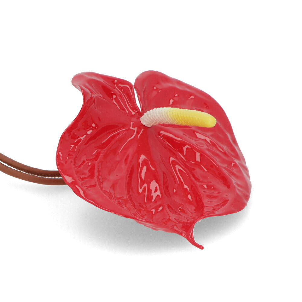LOEWE ロエベ レディース 雑貨 ANTHURIUM CHARM レッド ポリウレタン バッグチャーム フラワー C621232XDT