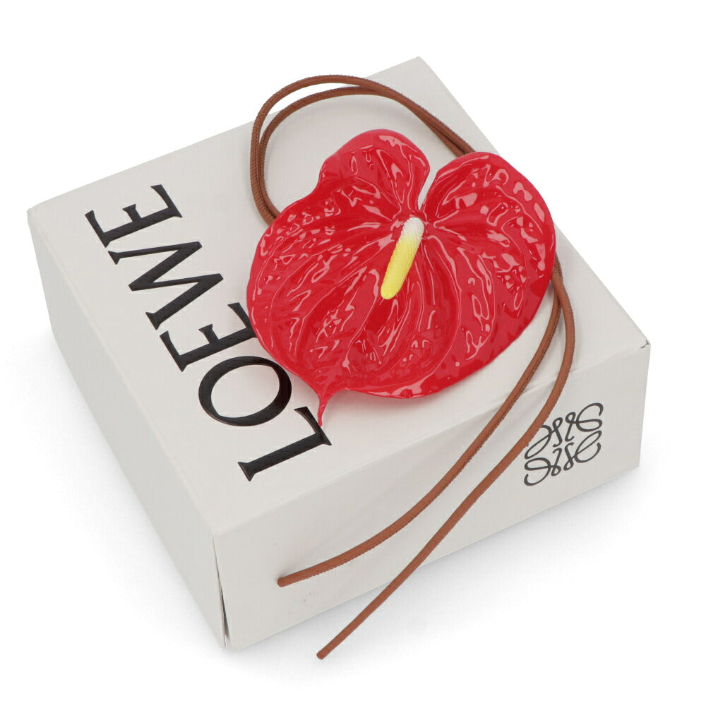 LOEWE ロエベ レディース 雑貨 ANTHURIUM CHARM レッド ポリウレタン バッグチャーム フラワー C621232XDT