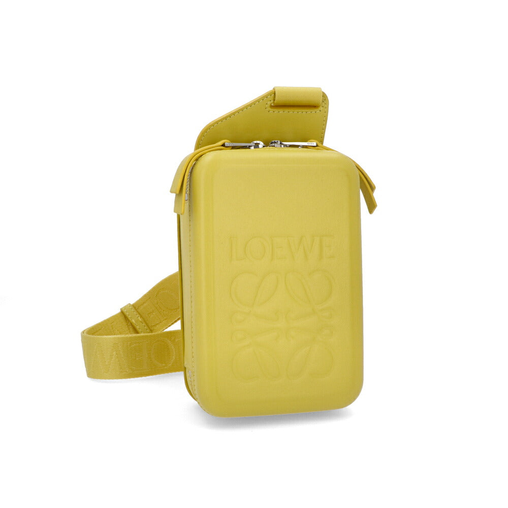 LOEWE ロエベ メンズ バッグ ショルダーバッグ MOLDED SLING イエロー系 クロスボディ ロゴ アナグラム モールデッドスリング B987W42X07