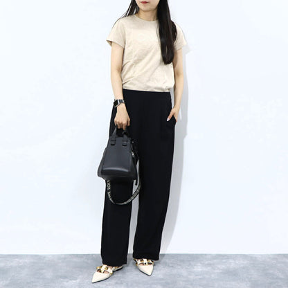 ロエベ LOEWE バッグ ショルダーバッグ レディース ハンモックバッグ コンパクト HAMMOCK COMPACT  ブラック クラシックカーフスキン 2Way ショルダーバッグ シルバー金具 ロゴ アナグラム A538H13X14