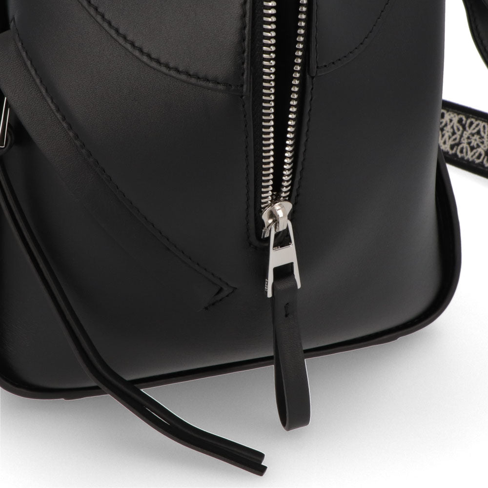 ロエベ LOEWE バッグ ショルダーバッグ レディース ハンモックバッグ コンパクト HAMMOCK COMPACT  ブラック クラシックカーフスキン 2Way ショルダーバッグ シルバー金具 ロゴ アナグラム A538H13X14