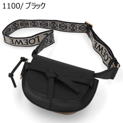 ロエベ LOEWE バッグ ショルダーバッグ レディース ゲート ミニ ブラック ライトブルー レッド パープル ライトグリーン カーフスキン ジャガード織 アナグラムストラップ ロゴ ミニバッグ 鞄 A650N46X13