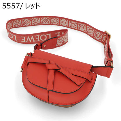 ロエベ LOEWE バッグ ショルダーバッグ レディース ゲート ミニ ブラック ライトブルー レッド パープル ライトグリーン カーフスキン ジャガード織 アナグラムストラップ ロゴ ミニバッグ 鞄 A650N46X13