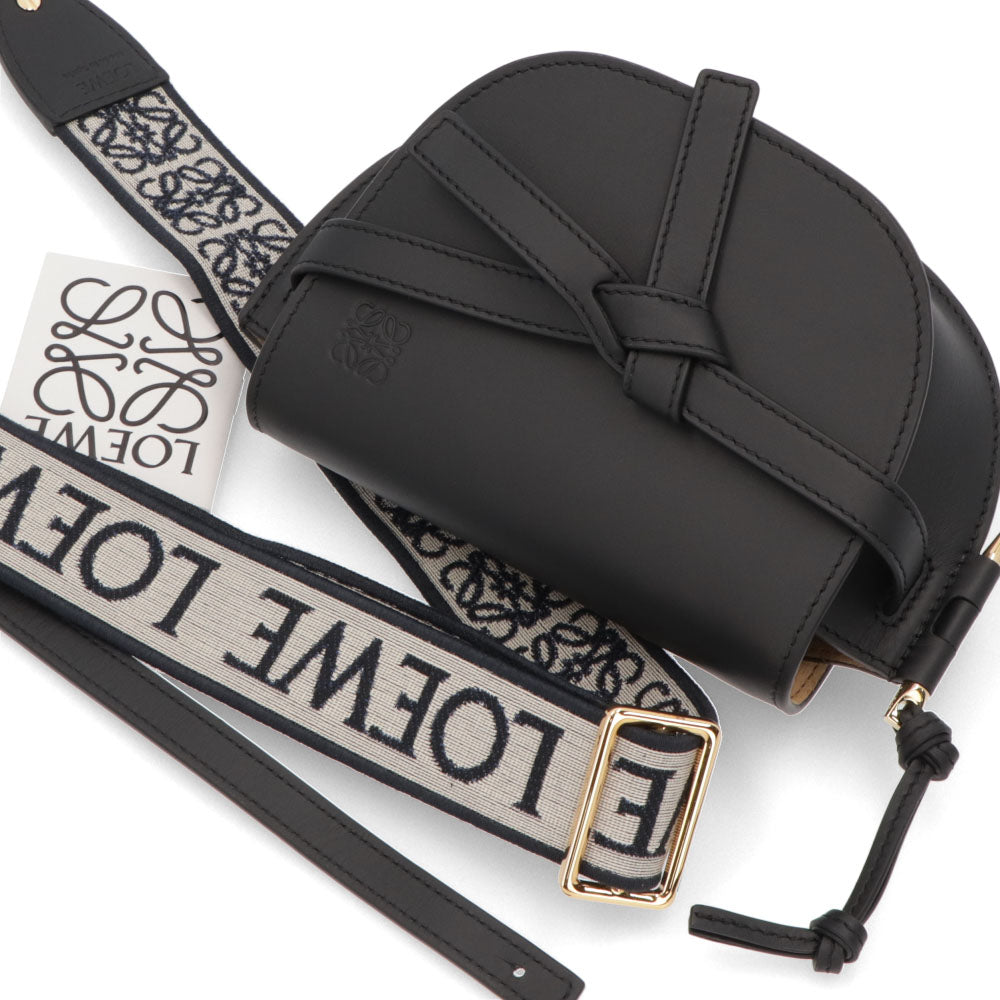 ロエベ LOEWE バッグ ショルダーバッグ レディース ゲート ミニ ブラック ライトブルー レッド パープル ライトグリーン カーフスキン ジャガード織 アナグラムストラップ ロゴ ミニバッグ 鞄 A650N46X13