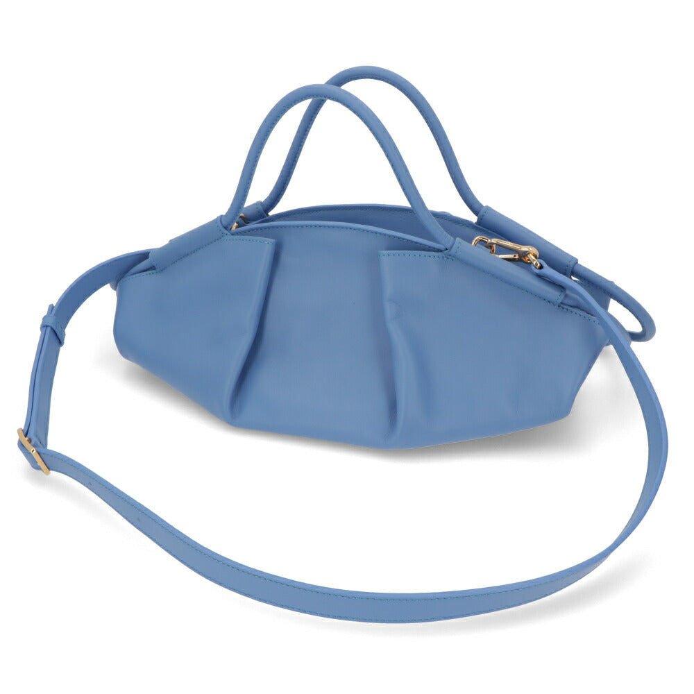 LOEWE パセオ スモール ライトブルー カーフスキン アナグラム