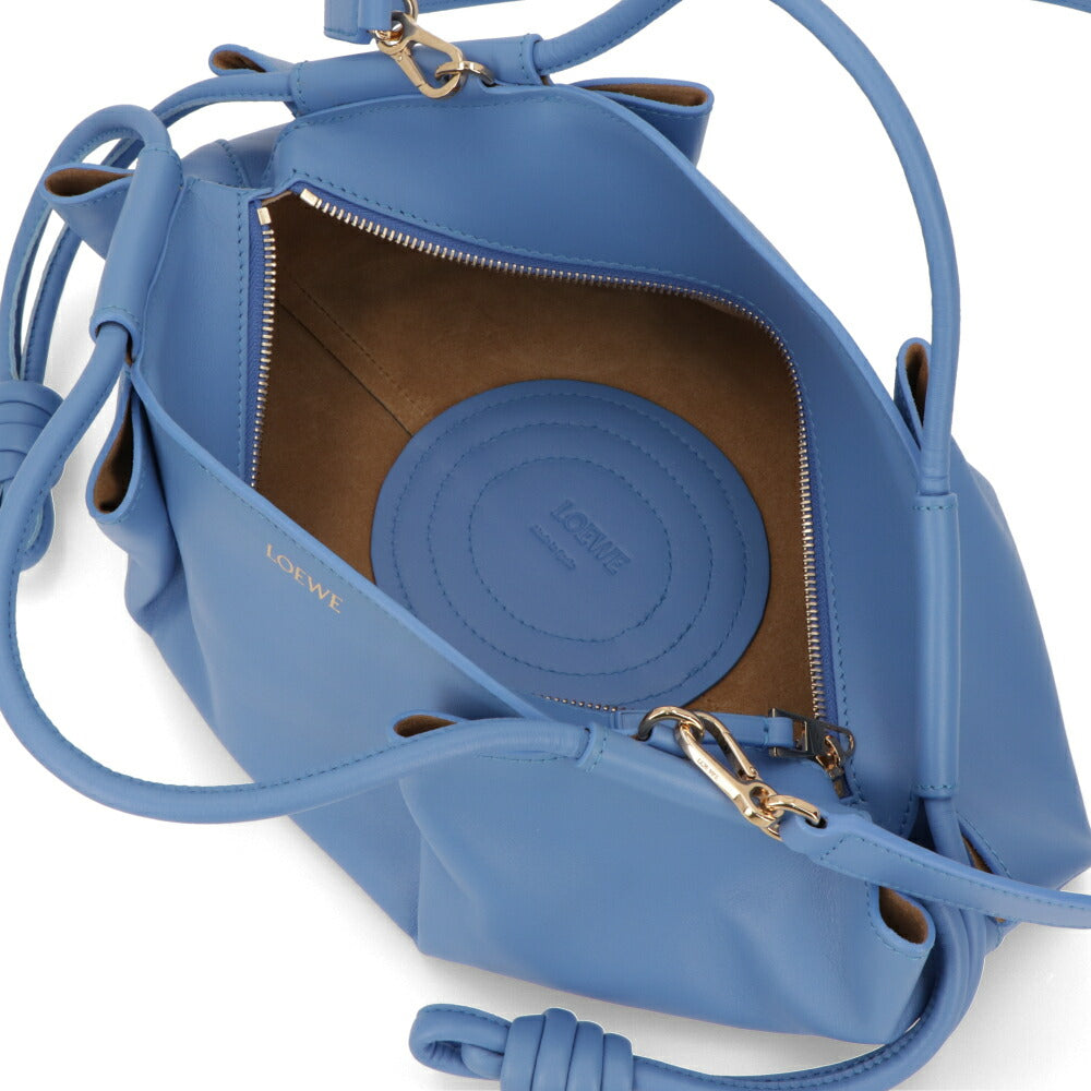 LOEWE パセオ スモール ライトブルー カーフスキン アナグラム