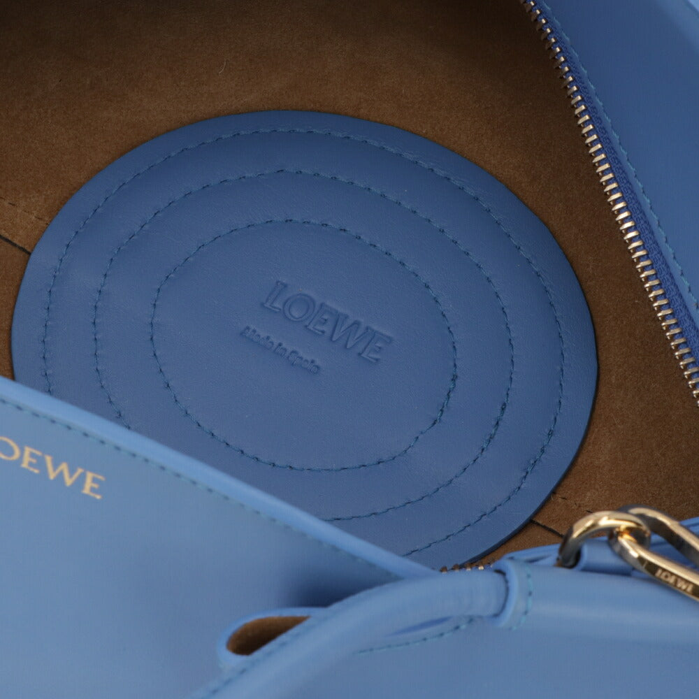 LOEWE パセオ スモール ライトブルー カーフスキン アナグラム