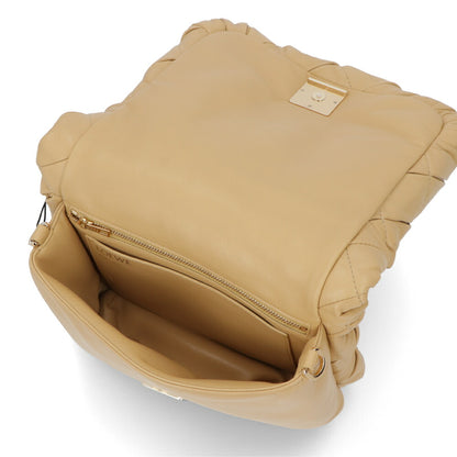ロエベ LOEWE バッグ ショルダーバッグ レディース パファー ゴヤバッグ ベージュ系 パープル ラムスキン レザー 2way チェーンショルダー アナグラム ロゴ A896P41X14