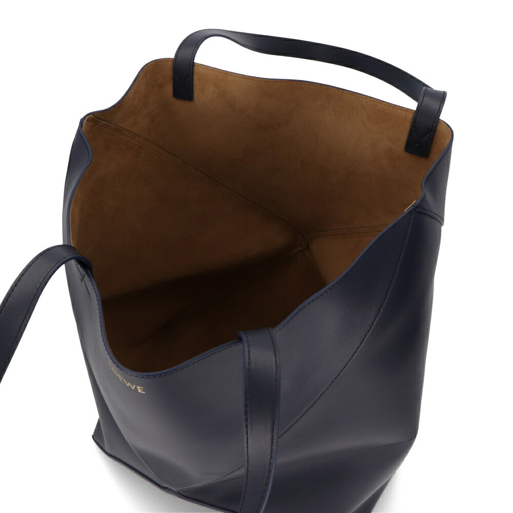 LOEWE ロエベ レディース バッグ トートバッグ PUZZLE FOLD TOTE ネイビー系 パズルバッグ ロゴ ラージサイズ B933Q18X01