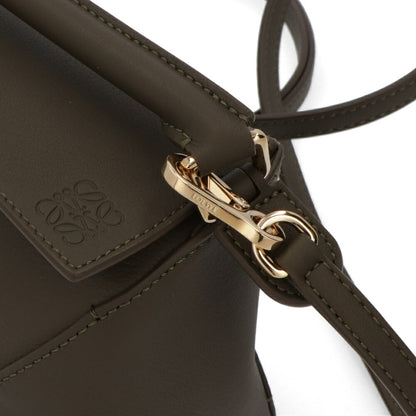 LOEWEショルダーバッグ レディース パズルエッジミニ カーキ A510P88X26