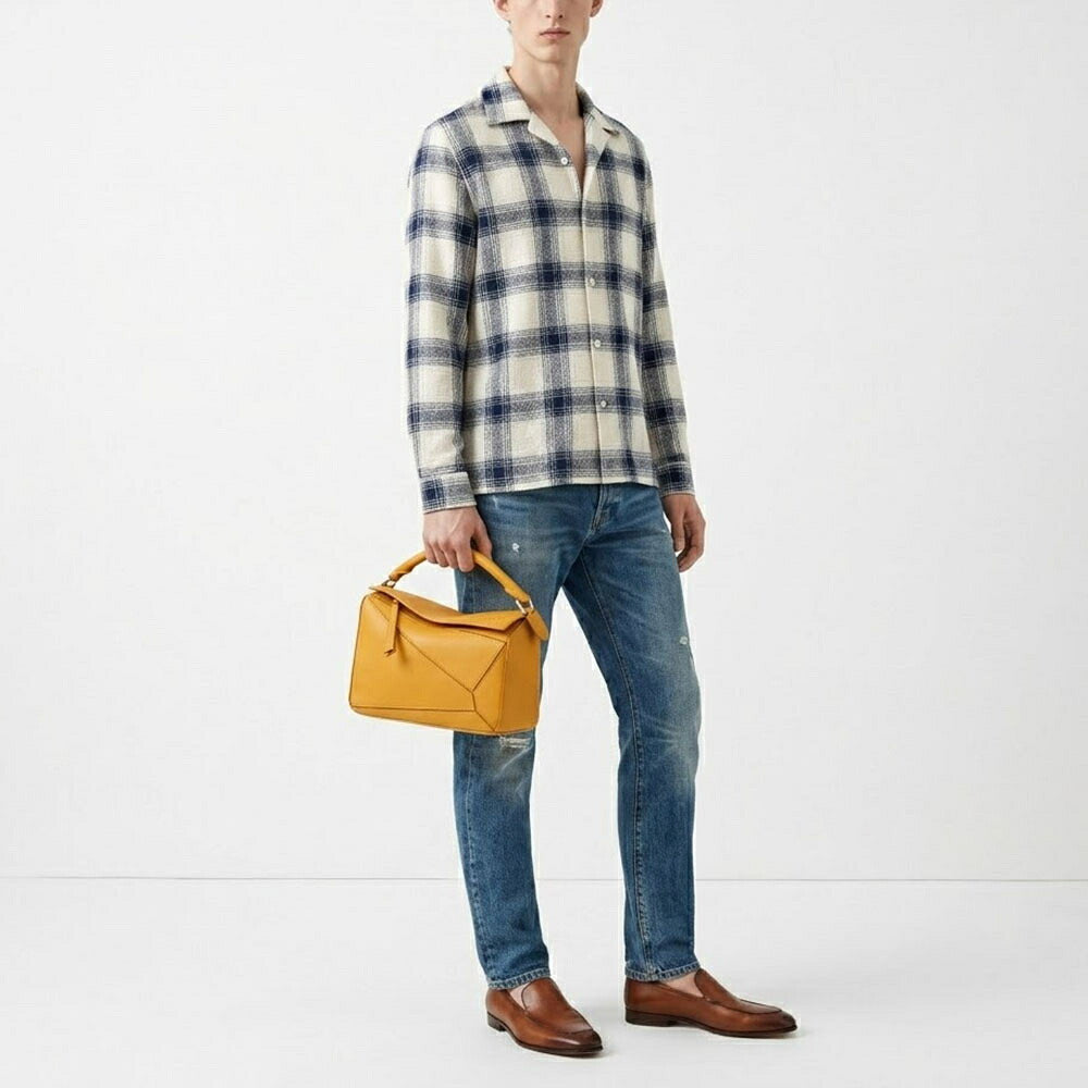 LOEWE ロエベ レディース バッグ ショルダーバッグ SMALL PUZZLE BAG イエロー系 ロゴ A510S21XAC