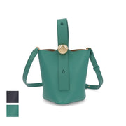 LOEWE ロエベ レディース バッグ ショルダーバッグ PEBBLE BUCKET BAG MINI ネイビー系 エメラルドグリーン 3WAY ロゴ ハンドバッグ AANBBBMX01