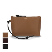 LOEWE ロエベ レディース バッグ クラッチ KNOT T POUCH ブラウン ブラック ボルドー ロゴ シンプル バイカラー CEM1KNPX01