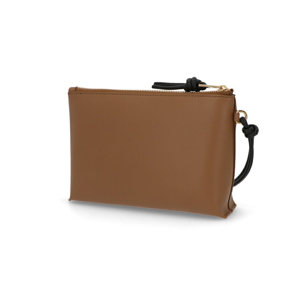 LOEWE ロエベ レディース バッグ クラッチ KNOT T POUCH ブラウン ブラック ボルドー ロゴ シンプル バイカラー CEM1KNPX01