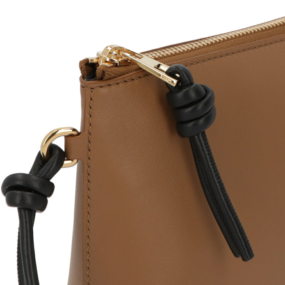 LOEWE ロエベ レディース バッグ クラッチ KNOT T POUCH ブラウン ブラック ボルドー ロゴ シンプル バイカラー CEM1KNPX01