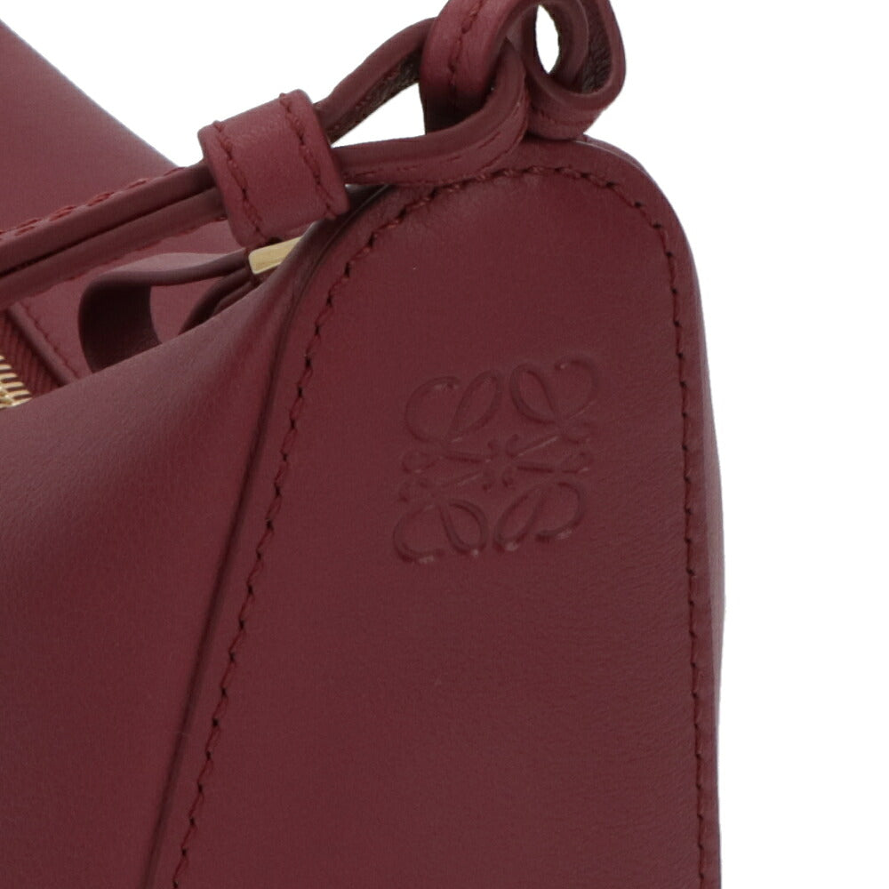LOEWE ロエベ レディース バッグ ショルダーバッグ HAMMOCK HOBO MINI パープル系 ポリエステル 綿 ロゴ 2Way ハンドバッグ アナグラム A538G13X01