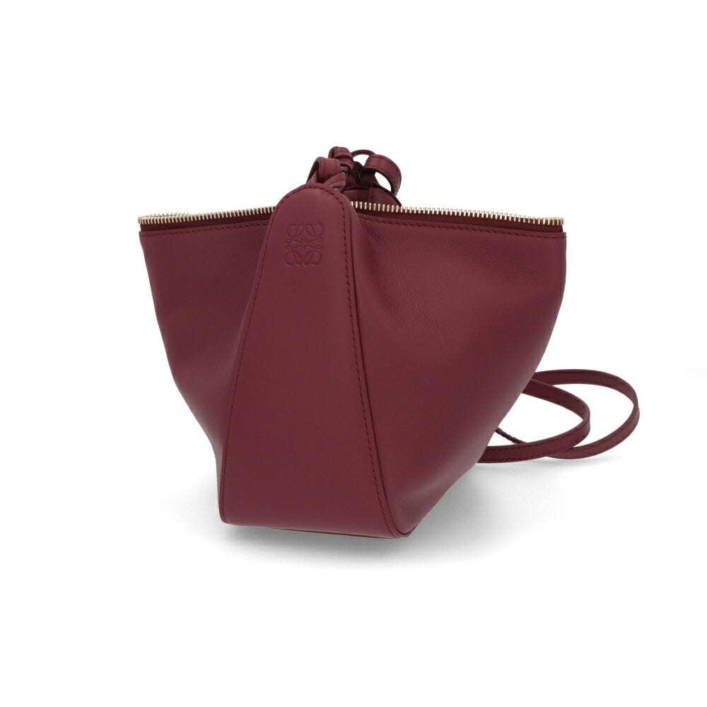 LOEWE ロエベ レディース バッグ ショルダーバッグ HAMMOCK HOBO MINI パープル系 ポリエステル 綿 ロゴ 2Way ハンドバッグ アナグラム A538G13X01