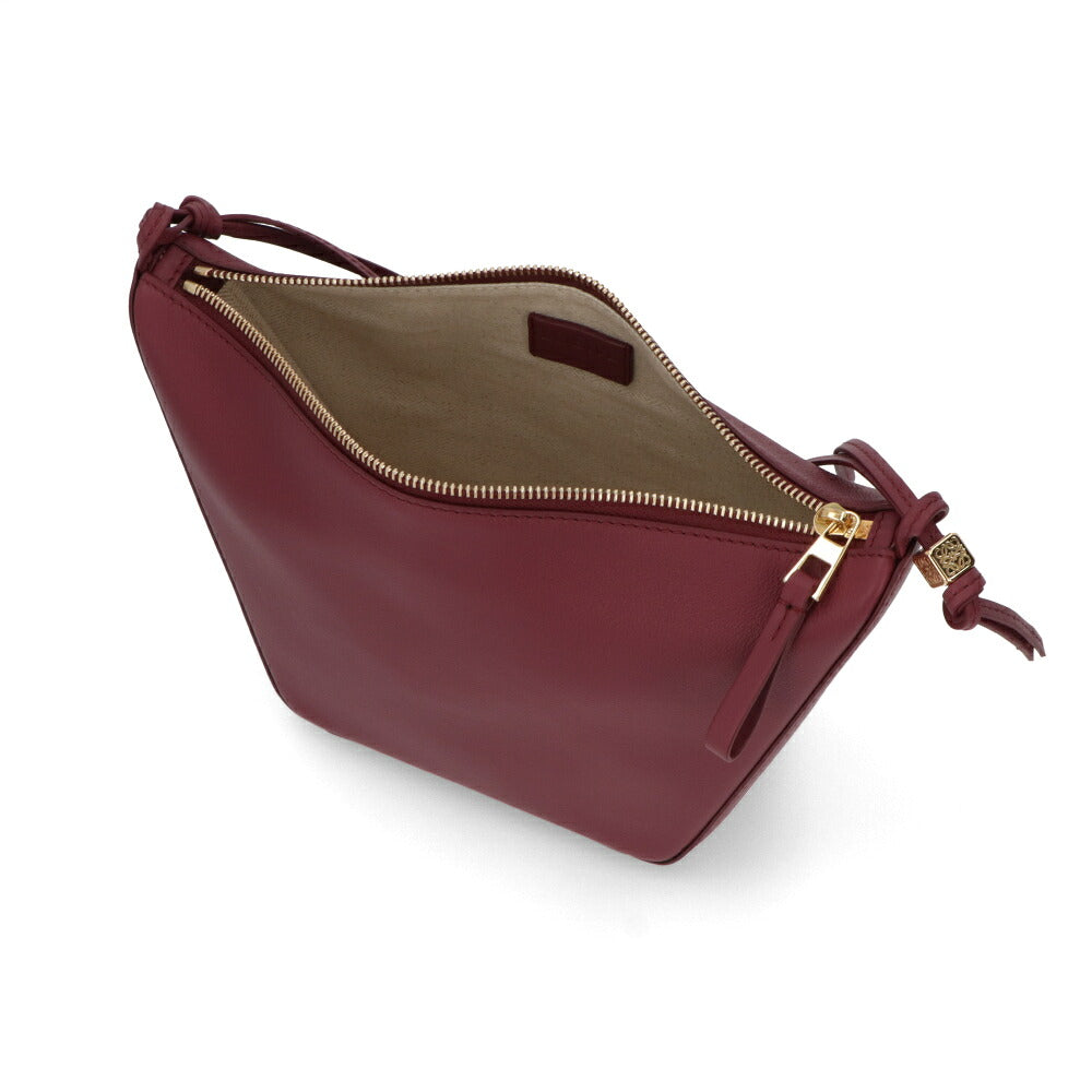 LOEWE ロエベ レディース バッグ ショルダーバッグ HAMMOCK HOBO MINI パープル系 ポリエステル 綿 ロゴ 2Way ハンドバッグ アナグラム A538G13X01