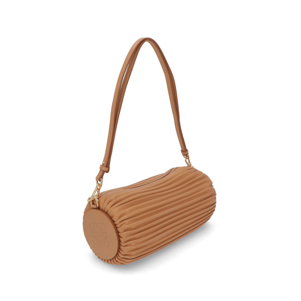 LOEWE ロエベ レディース バッグ ハンドバッグ BRACELET POUCH BAG ブラック ベージュ系 ロゴ ブレスレットポーチ アナグラム A912P84X27