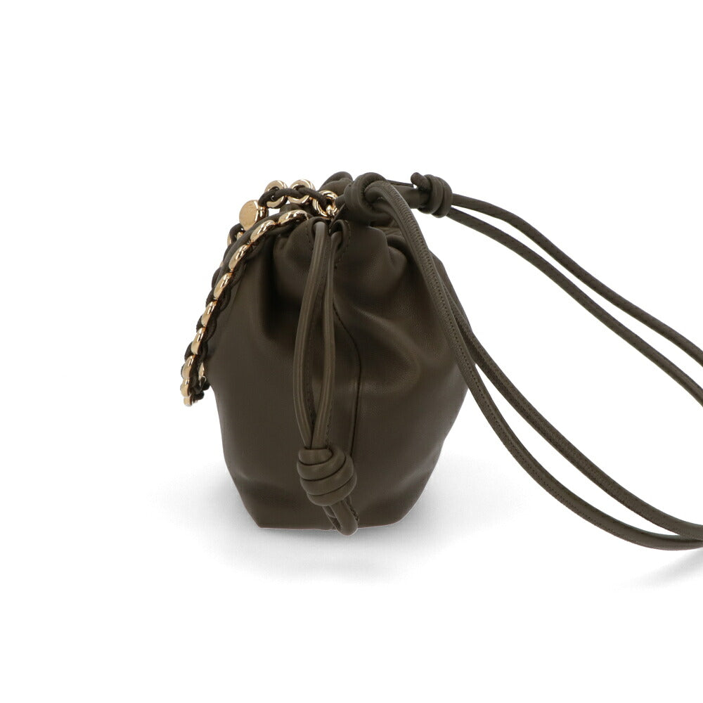 LOEWE ロエベ レディース バッグ ショルダーバッグ フラメンコミニ カーキ ワインレッド チェーンバッグ ロゴ A914CBPX03