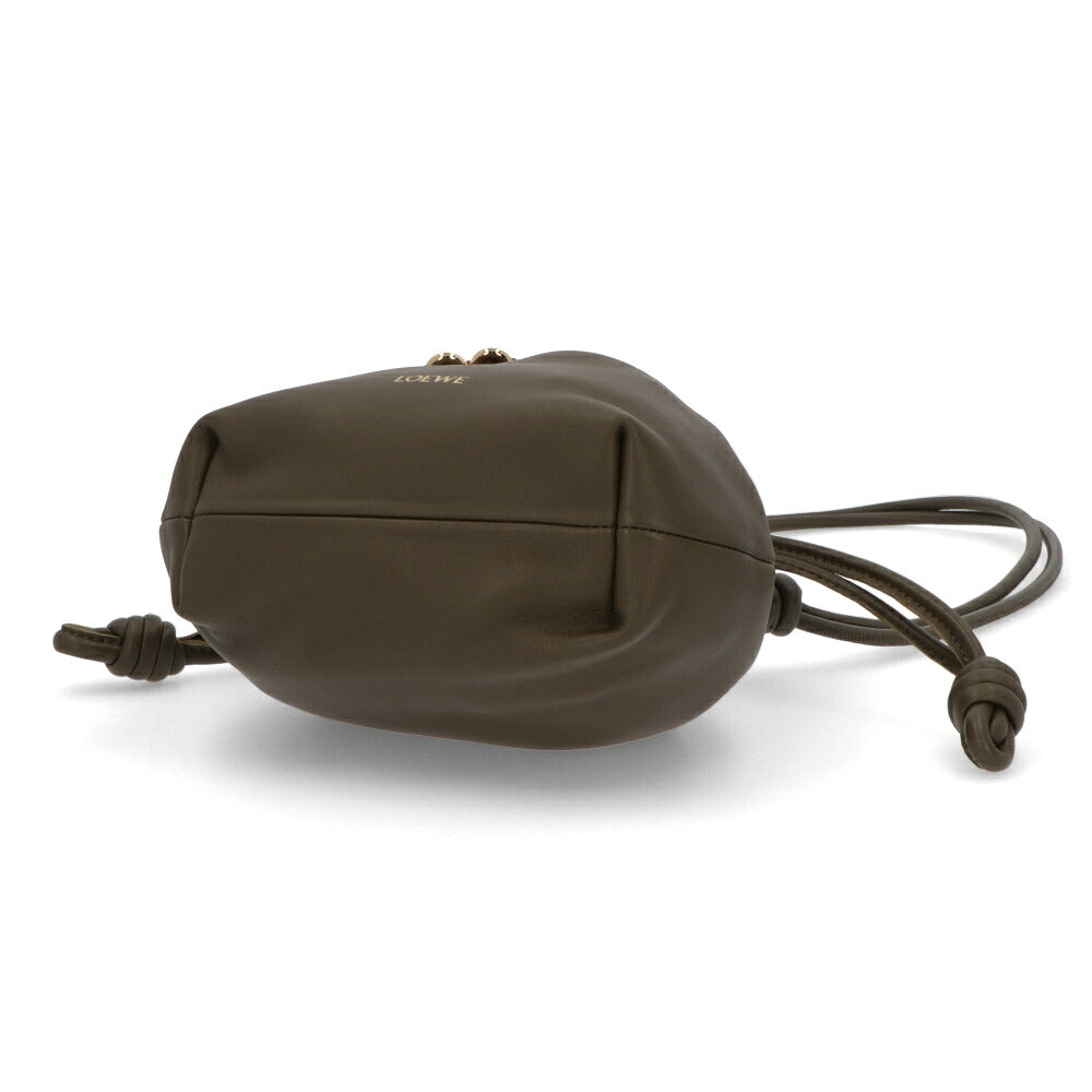 LOEWE ロエベ レディース バッグ ショルダーバッグ フラメンコミニ カーキ ワインレッド チェーンバッグ ロゴ A914CBPX03