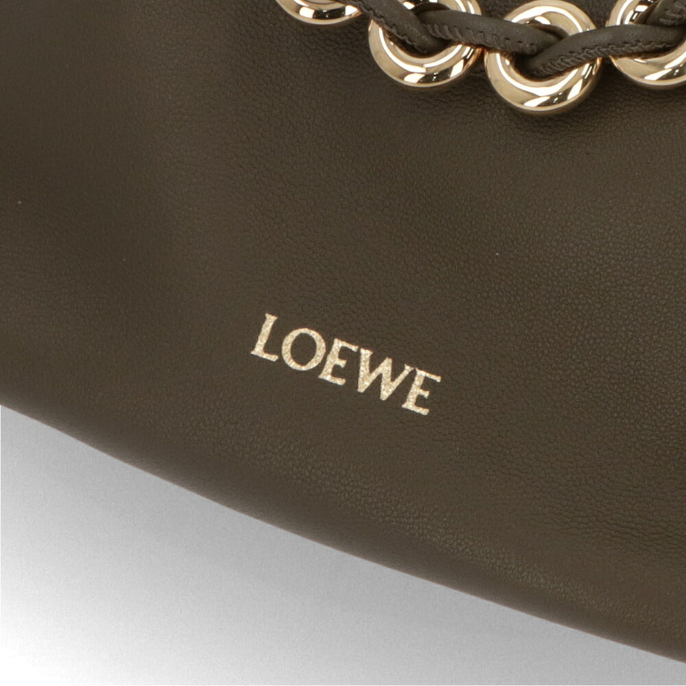 LOEWE ロエベ レディース バッグ ショルダーバッグ フラメンコミニ カーキ ワインレッド チェーンバッグ ロゴ A914CBPX03