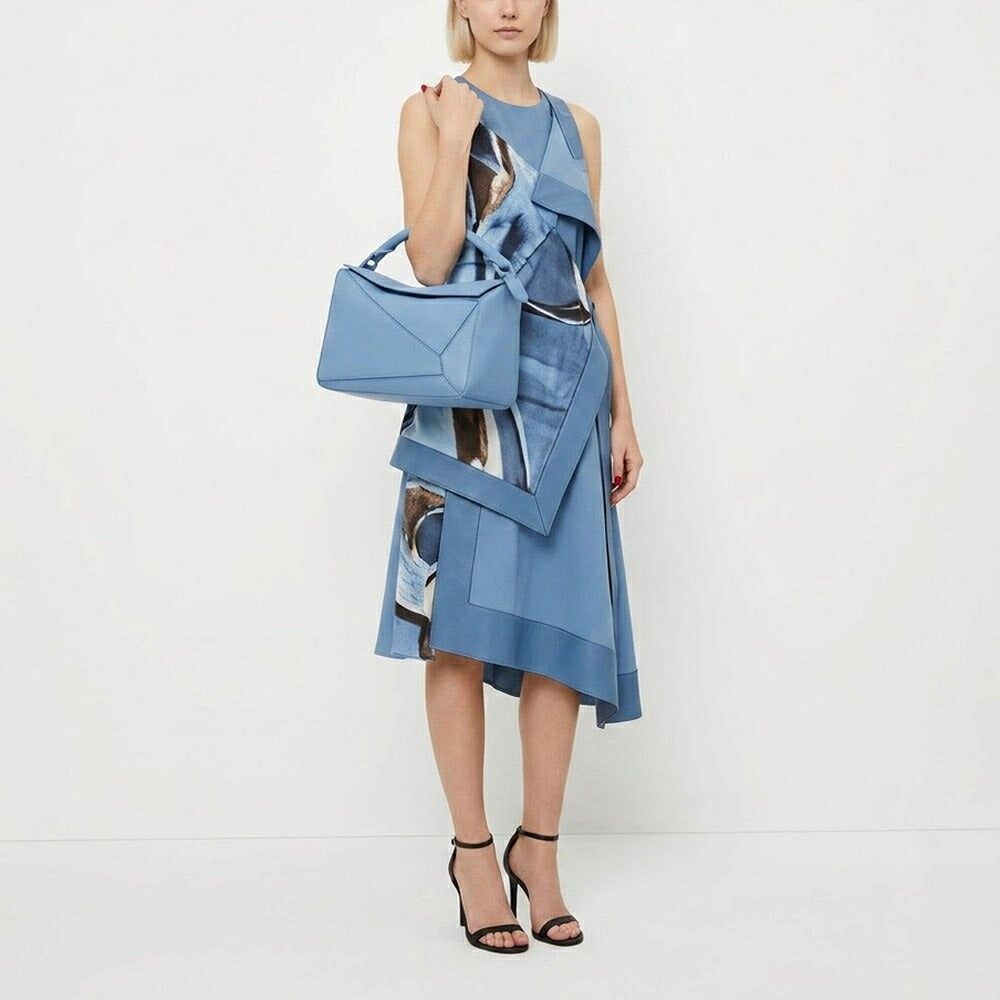 LOEWE ロエベ レディース バッグ ショルダーバッグ PUZZLE SOLID BAG ブルー ロゴ パズルバッグ アナグラム B510S20X03