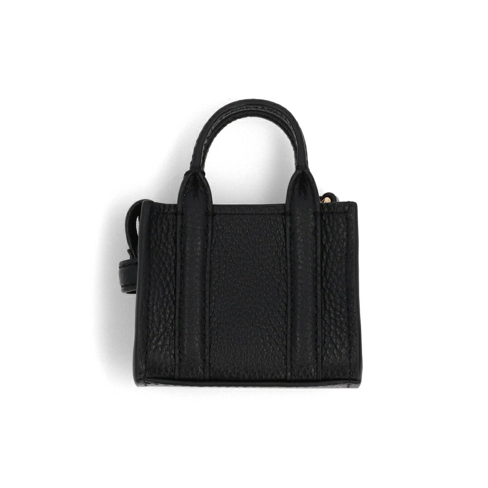 MARC JACOBS THE LEATHER NANO TOTE CHARM ブラック キーホルダー 2F3SCP005S07