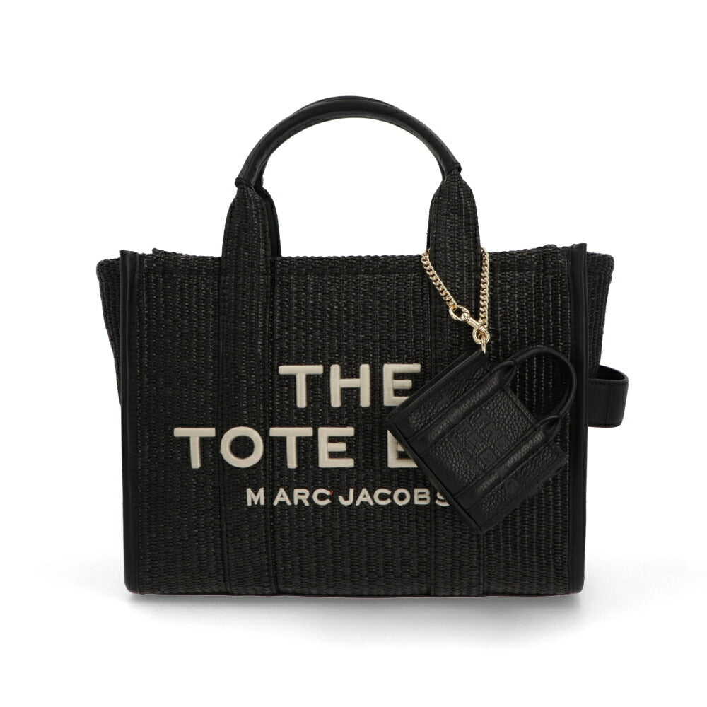MARC JACOBS THE LEATHER NANO TOTE CHARM ブラック キーホルダー 2F3SCP005S07