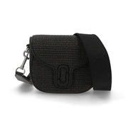 MARC JACOBS ショルダーバッグ  ブラック スモールサドルバッグ Jマーク  2S4HMS052H03
