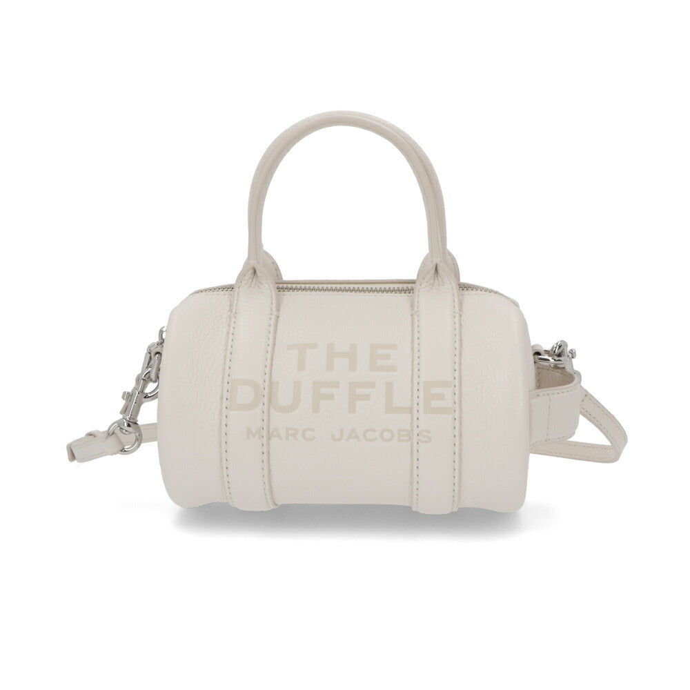 MARC JACOBS ショルダーバッグ THE LEATHER DUFFLE BAG MINI ホワイト ハンドバッグ 2WAY 2S4HCR032H02